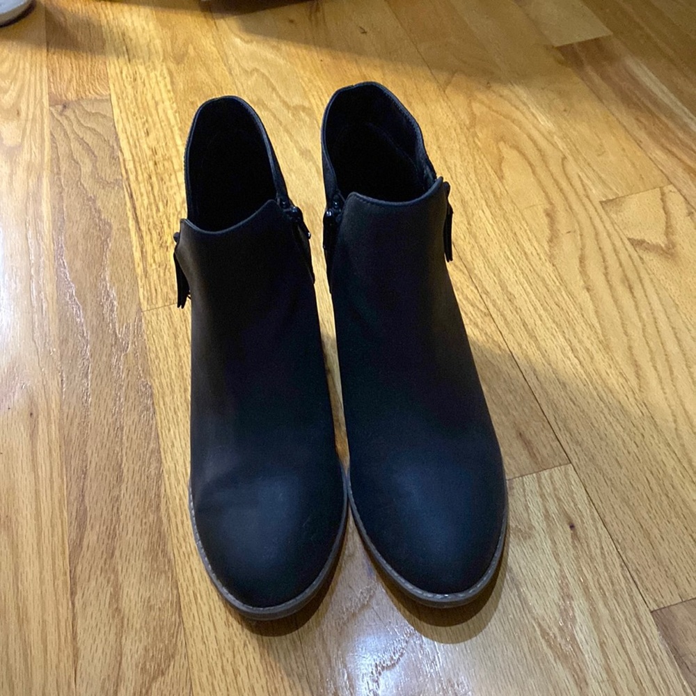 Never worn black booties size 8